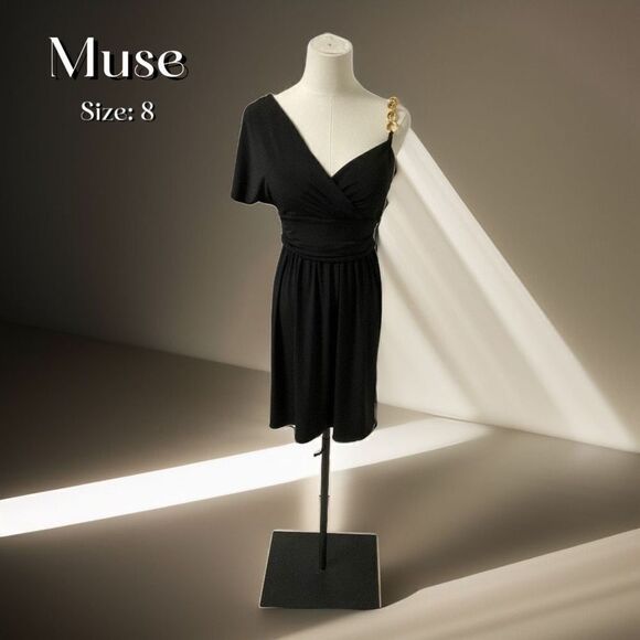 Muse Stunning NWOT Black Dress - Picture 12 of 12